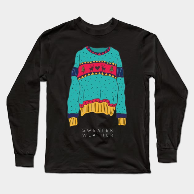 Sweater Weather Long Sleeve T-Shirt by krimons